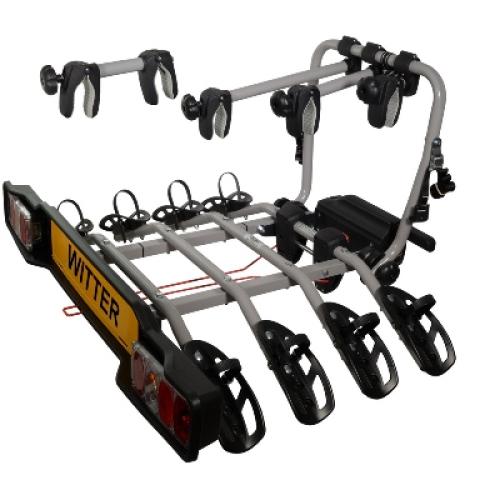 Witter Clamp-On Towball Mounted 4 Bike Cycle Carrier
