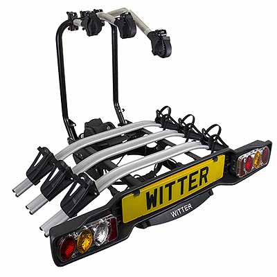 Witter Innovative towball Mounted Tilting 3 Bike Cycle Carrier